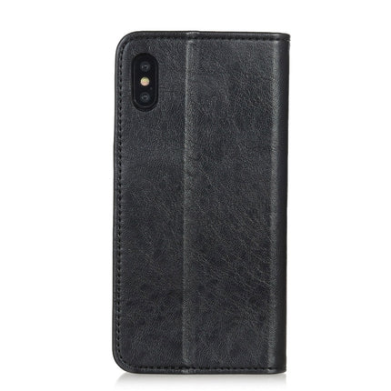 Magnetic Retro Crazy Horse Texture Horizontal Flip Leather Case for iPhone XR, with Holder & Card Slots & Wallet (Black)-garmade.com