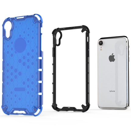 Shockproof Honeycomb PC + TPU Protective Case for iPhone XR (Grey)-garmade.com