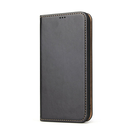 Dermis Texture PU Horizontal Flip Leather Case for iPhone XR, with Holder & Card Slots & Wallet(Black)-garmade.com