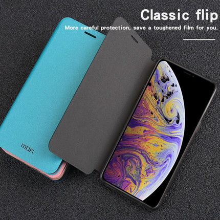 MOFI Crazy Horse Texture Horizontal Flip Shockproof Leather Case for iPhone XR, with Holder (Pink)-garmade.com