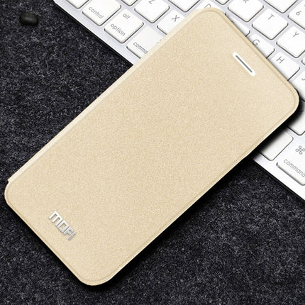 MOFI Crazy Horse Texture Horizontal Flip Shockproof Leather Case for iPhone XR, with Holder (Gold)-garmade.com