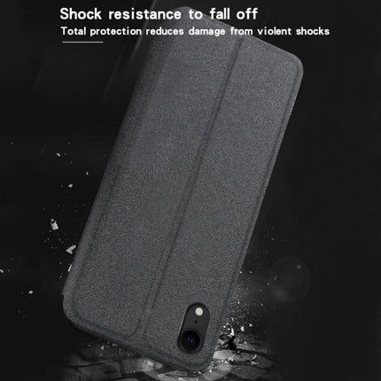 MOFI Crazy Horse Texture Horizontal Flip Shockproof Leather Case for iPhone XR, with Holder (Gold)-garmade.com