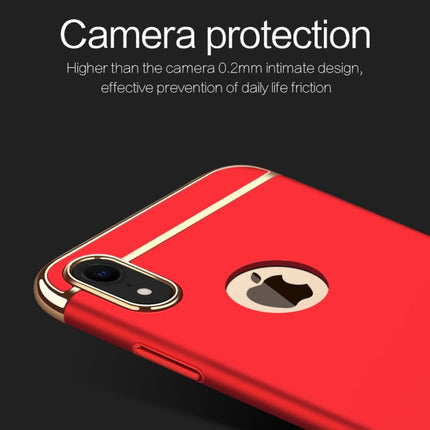 MOFI Three Stage Splicing Full Coverage PC Case for iPhone XR (Red)-garmade.com