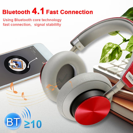 WK BH800 Bluetooth 4.1 Foldable Wireless Bluetooth Headset, Support Call (Tarnish)-garmade.com