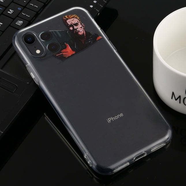 For iPhone XR Creative 1.5mm TPU Transparent Protective Case-garmade.com