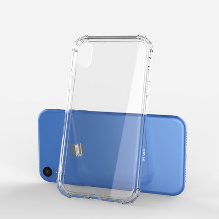 Shockproof Transparent TPU Soft Case for iPhone XR (Transparent)-garmade.com