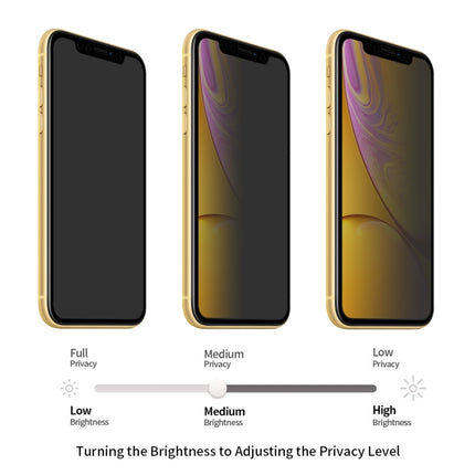 ENKAY Hat-Prince 0.26mm 9H 6D Privacy Anti-glare Full Screen Tempered Glass Film for iPhone 11 / XR-garmade.com