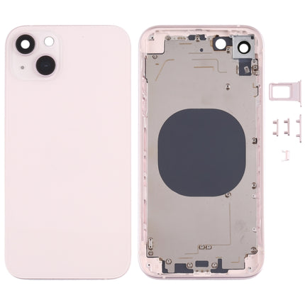 Back Housing Cover with Appearance Imitation of iP13 for iPhone XR(Pink)-garmade.com