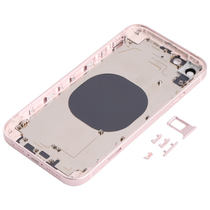 Back Housing Cover with Appearance Imitation of iP13 for iPhone XR(Pink)-garmade.com