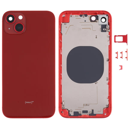 Back Housing Cover with Appearance Imitation of iP13 for iPhone XR(Red)-garmade.com