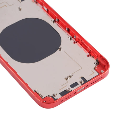 Back Housing Cover with Appearance Imitation of iP13 for iPhone XR(Red)-garmade.com