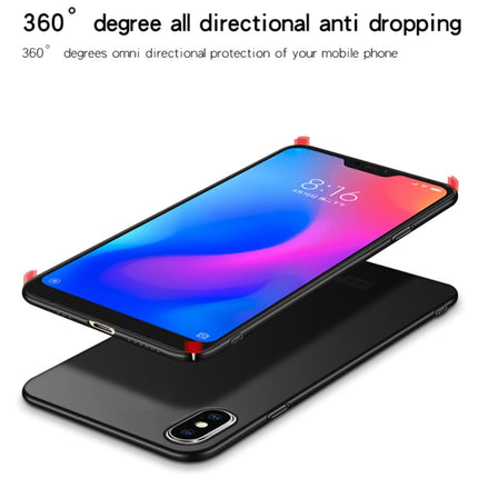 MOFI Frosted PC Ultra-thin Full Coverage Case for iPhone XS(Black)-garmade.com