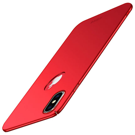MOFI Frosted PC Ultra-thin Full Coverage Case for iPhone XS (Red)-garmade.com
