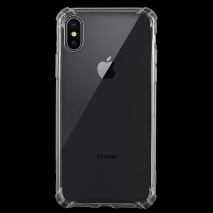 50 PCS Ultrathin Transparent TPU Soft Protective Case for iPhone XS (Transparent)-garmade.com