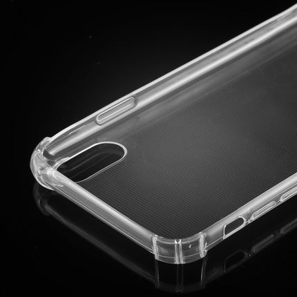 50 PCS Ultrathin Transparent TPU Soft Protective Case for iPhone XS (Transparent)-garmade.com