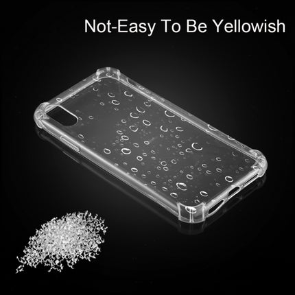 50 PCS Ultrathin Transparent TPU Soft Protective Case for iPhone XS (Transparent)-garmade.com