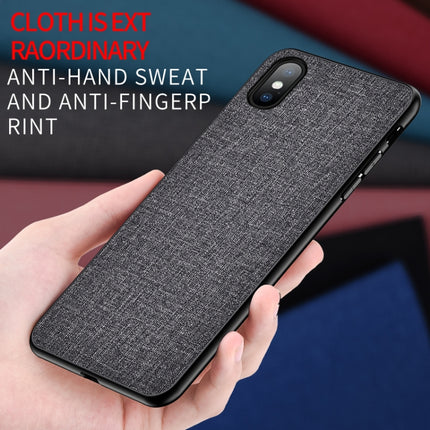 Shockproof Cloth Texture PC+ TPU Protective Case for iPhone X / XS (Red)-garmade.com