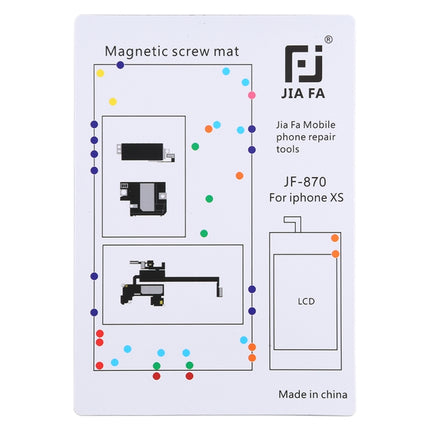 JIAFA JF-870 Magnetic Pad Screw Board for iPhone XS-garmade.com