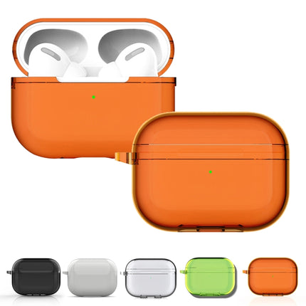 For Airpodspro3 Simple Fluorescent Solid Color Earphone Protective Sleeve(Green)-garmade.com