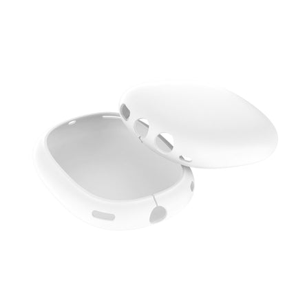 A Pair Full Coverage Anti-scratch Silicone Headphone Protective Case for AirPods Max(Transparent)-garmade.com