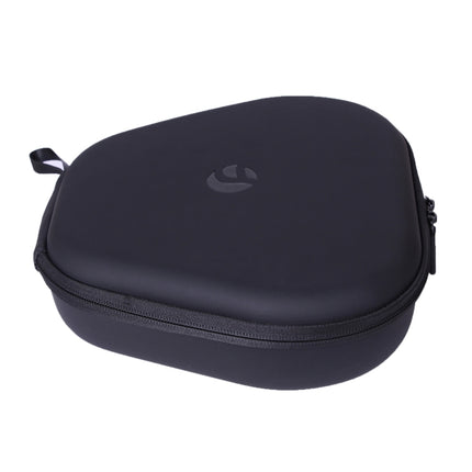Hifylux AP-BF2 Waterproof Leather + EVA Headset Storage Bag for AirPods Max, with Smart Sleep Function(Black)-garmade.com