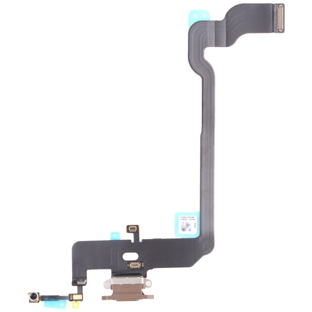 Original Charging Port Flex Cable for iPhone XS (Gold)-garmade.com