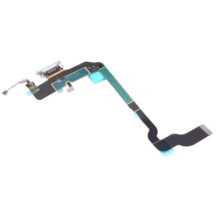 Original Charging Port Flex Cable for iPhone XS (White)-garmade.com