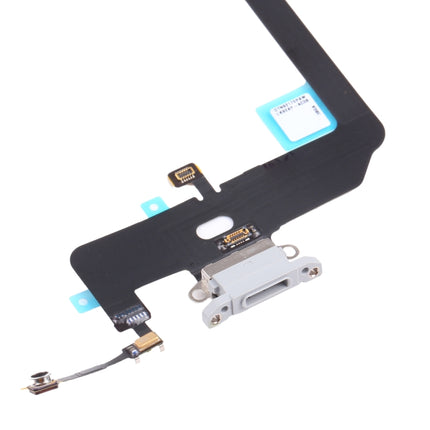 Original Charging Port Flex Cable for iPhone XS (White)-garmade.com