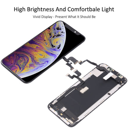 Original LCD Screen for iPhone XS Digitizer Full Assembly with Earpiece Speaker Flex Cable-garmade.com