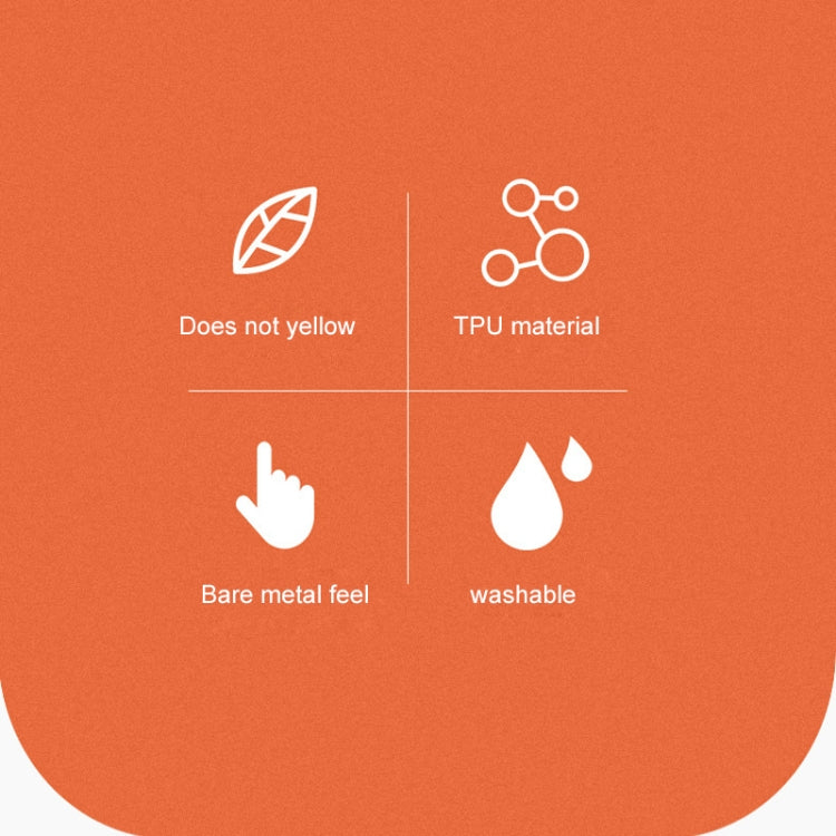 For AirPods 1/2 Bluetooth Headset Protective Sleeve Outdoor Dust-proof Drop-proof Protective Shell Can Stand TPU(Orange)-garmade.com