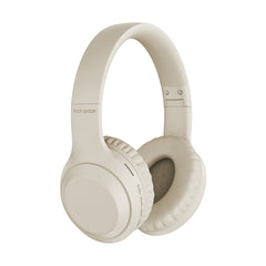 ROCK Space O2 HiFi Bluetooth 5.0 Wireless Headset with Mic, Support TF Card(White)-garmade.com