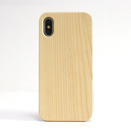 Shockproof TPU+ Wood Protective Case for iPhone X-garmade.com