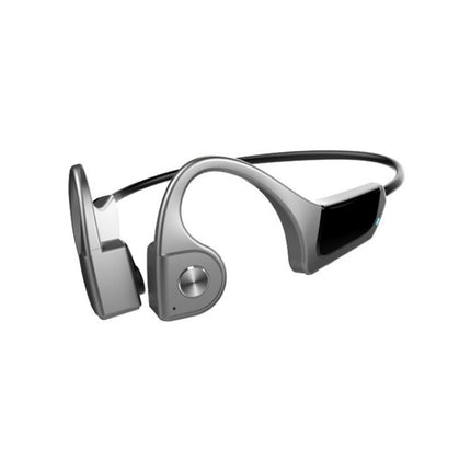 F806 Bluetooth 4.1 Bone Conduction Stereo Bluetooth Earphone(Grey)-garmade.com