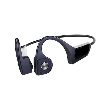 F806 Bluetooth 4.1 Bone Conduction Stereo Bluetooth Earphone(Blue)-garmade.com
