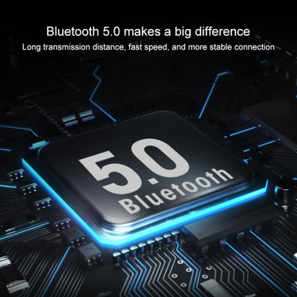 F808 Bluetooth 5.0 Waterproof Bone Conduction Sport Bluetooth Earphone(Black)-garmade.com
