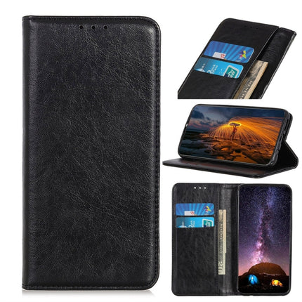 Magnetic Retro Crazy Horse Texture Horizontal Flip Leather Case for iPhone X / XS, with Holder & Card Slots & Wallet (Black)-garmade.com