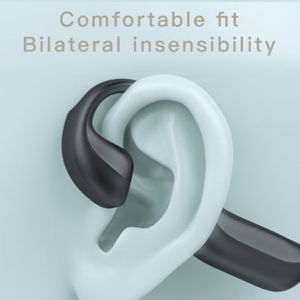 G100 Bluetooth 5.0 Wireless Ear-mounted Sports Waterproof Bone Conduction Earphone (Black)-garmade.com