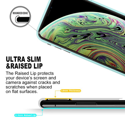 GOOSPERY SOFT FEELING Liquid TPU Drop-proof Soft Case for iPhone XS(Mint Green)-garmade.com