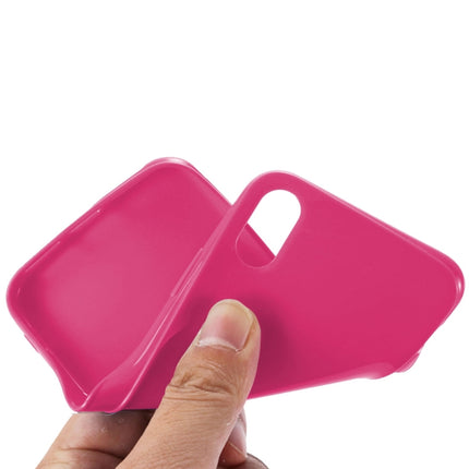 Candy Color TPU Case for iPhone XR(Magenta)-garmade.com