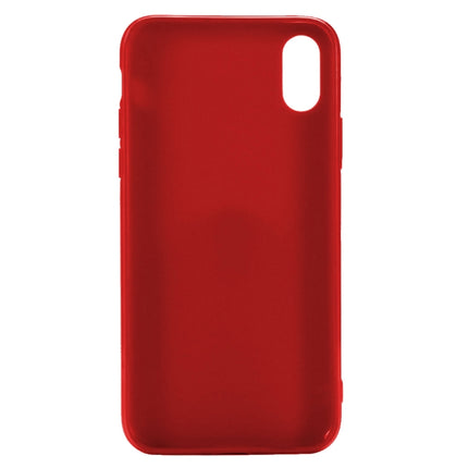 Candy Color TPU Case for iPhone XR(Red)-garmade.com