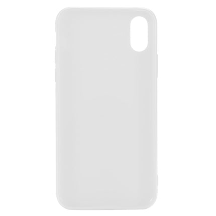 Candy Color TPU Case for iPhone XR(White)-garmade.com