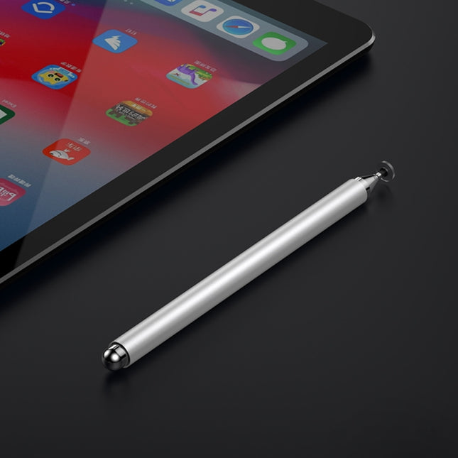 JOYROOM JR-BP560 Excellent Series Portable Universal Passive Disc Head Capacitive Pen with Replaceable Refill(Silver)-garmade.com