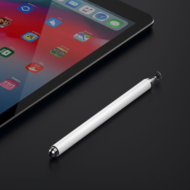 JOYROOM JR-BP560 Excellent Series Portable Universal Passive Disc Head Capacitive Pen with Replaceable Refill(White)-garmade.com