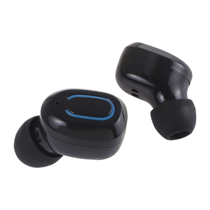 TI8S TWS Dazzling Wireless Stereo Bluetooth 5.0 Earphones with Charging Case(Black)-garmade.com
