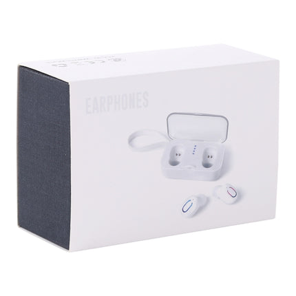 TI8S TWS Dazzling Wireless Stereo Bluetooth 5.0 Earphones with Charging Case(White)-garmade.com