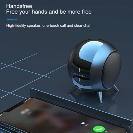 TWS Bluetooth Mini Bass Cannon Speaker, Support hands-free Call (Black)-garmade.com