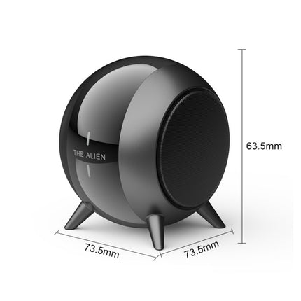 TWS Bluetooth Mini Bass Cannon Speaker, Support hands-free Call (Black)-garmade.com