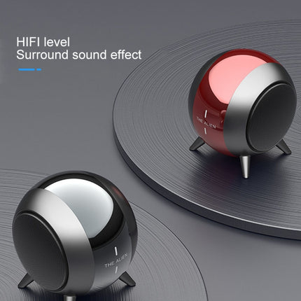 TWS Bluetooth Mini Bass Cannon Speaker, Support hands-free Call (Red)-garmade.com