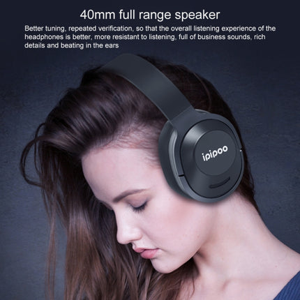 ipipoo EP-3 Bluetooth V4.2 Foldable Wireless Stereo Earphone-garmade.com