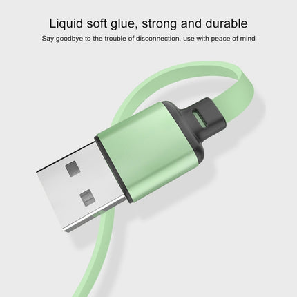 3.5A Liquid Silicone 3 in 1 USB to USB-C / Type-C + 8Pin + Micro USB Retractable Data Syn Charging Cable (Purple)-garmade.com